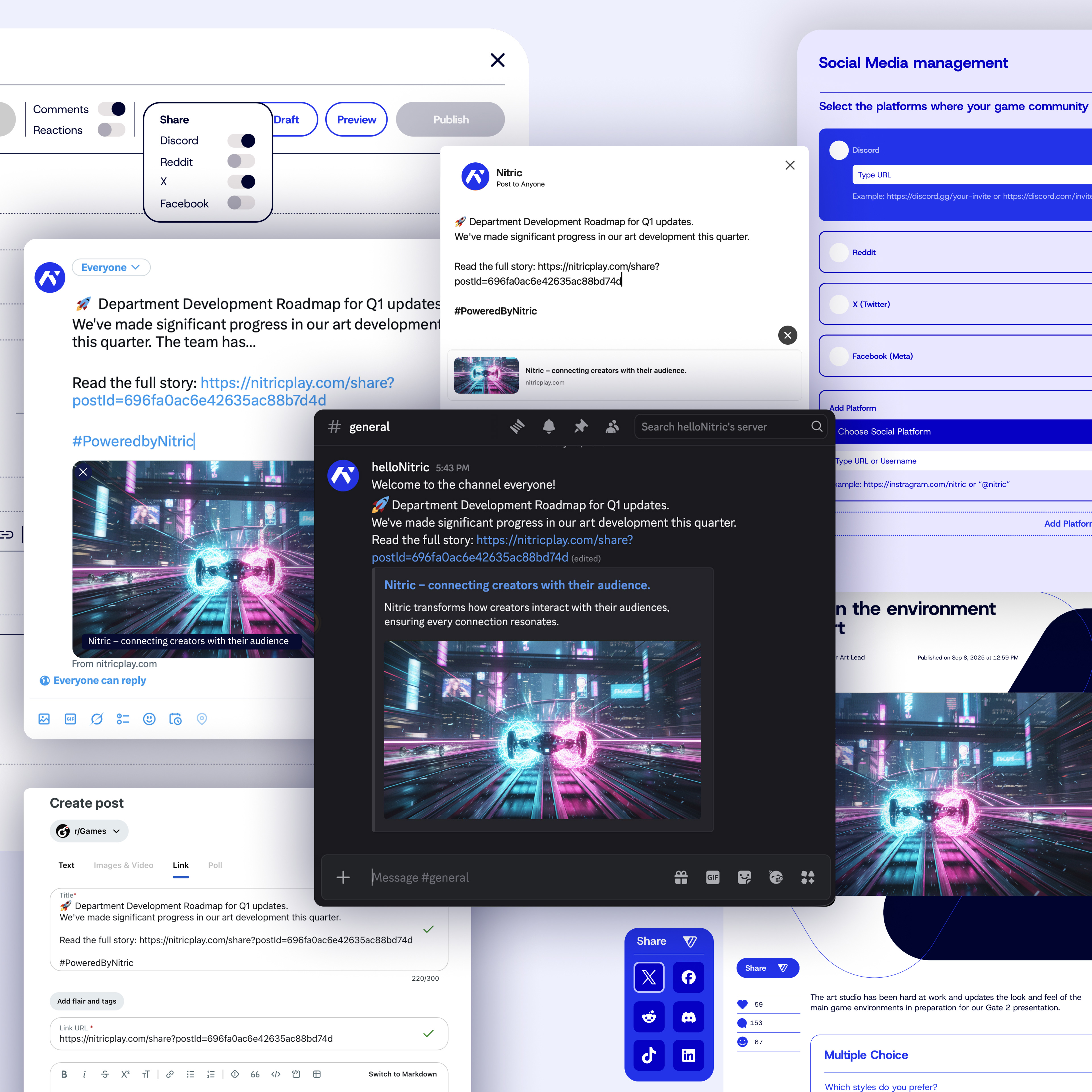 An overview of Nitric's analytics tools